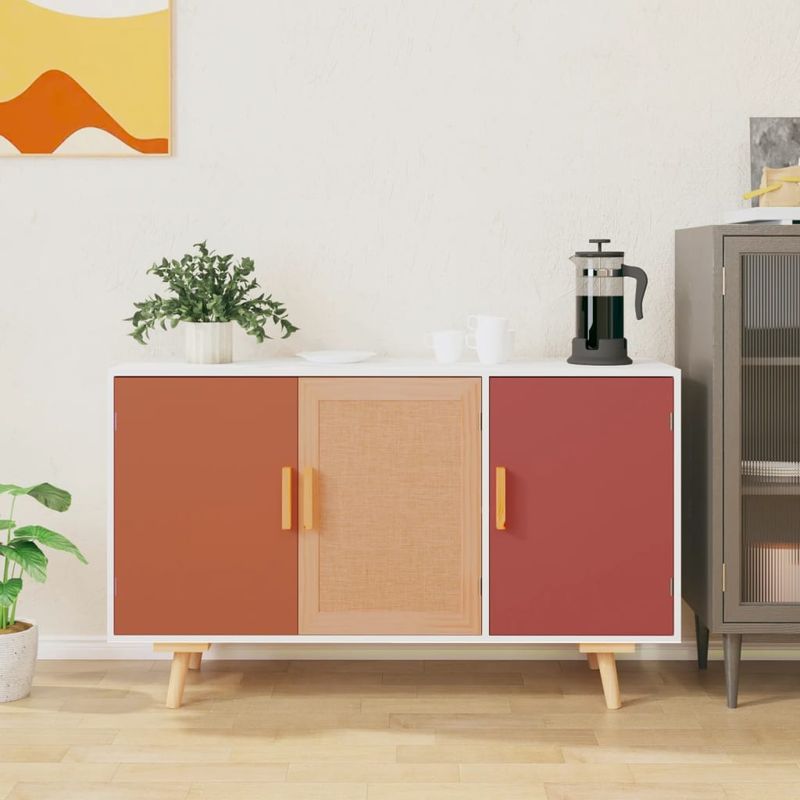 Casa si Gradina - Mobilier - Comode si corpuri - Comode - Servanta, alb, 105x30x65,5 cm, lemn prelucrat - Infinity.ro