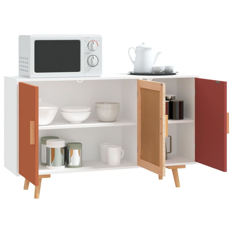 Casa si Gradina - Mobilier - Comode si corpuri - Comode - Servanta, alb, 105x30x65,5 cm, lemn prelucrat - Infinity.ro