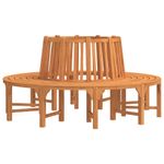 Casa si Gradina - Gradina si terasa - Mobilier exterior - Bancute de gradina - Banca de copac rotunda, Ø208 cm, lemn masiv de eucalipt - Infinity.ro