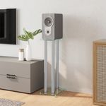 TV, Audio-Video si Foto - Audio profesionale - Stative - Suporturi pentru difuzoare 2 buc, sticla securizata, 3 stalpi - Infinity.ro