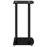 TV, Audio-Video si Foto - Audio profesionale - Stative - Suporturi pentru difuzoare , negru, sticla securizata, 3 stalpi - Infinity.ro