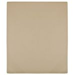 Casa si Gradina - Textile si covoare - Lenjerii de pat - Seturi de lenjerie - Cearsaf de pat cu elastic, gri taupe, 90x200 cm, bumbac - Infinity.ro