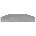 Casa si Gradina - Mobilier - Biblioteci si rafturi - Biblioteci - Placi biblioteca, gri beton, 4 buc, 40 x 10 x 1,5 cm, PAL - Infinity.ro