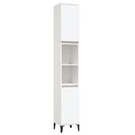 Casa si Gradina - Mobilier - Mobilier baie - Comode baie - Dulap de baie, alb, 30x30x190 cm, lemn prelucrat - Infinity.ro