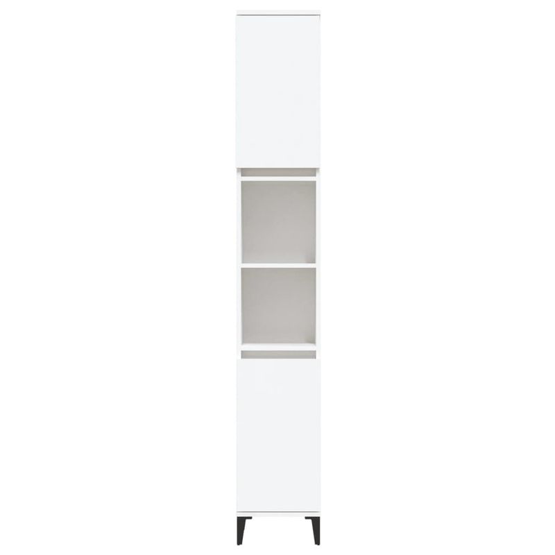 Casa si Gradina - Mobilier - Mobilier baie - Comode baie - Dulap de baie, alb, 30x30x190 cm, lemn prelucrat - Infinity.ro