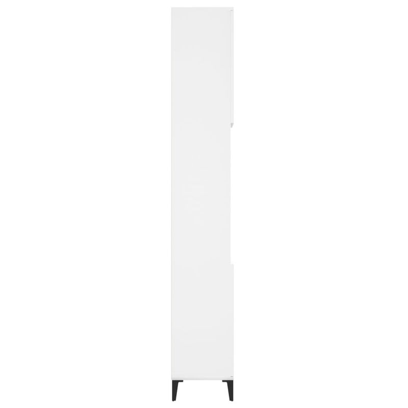 Casa si Gradina - Mobilier - Mobilier baie - Comode baie - Dulap de baie, alb, 30x30x190 cm, lemn prelucrat - Infinity.ro