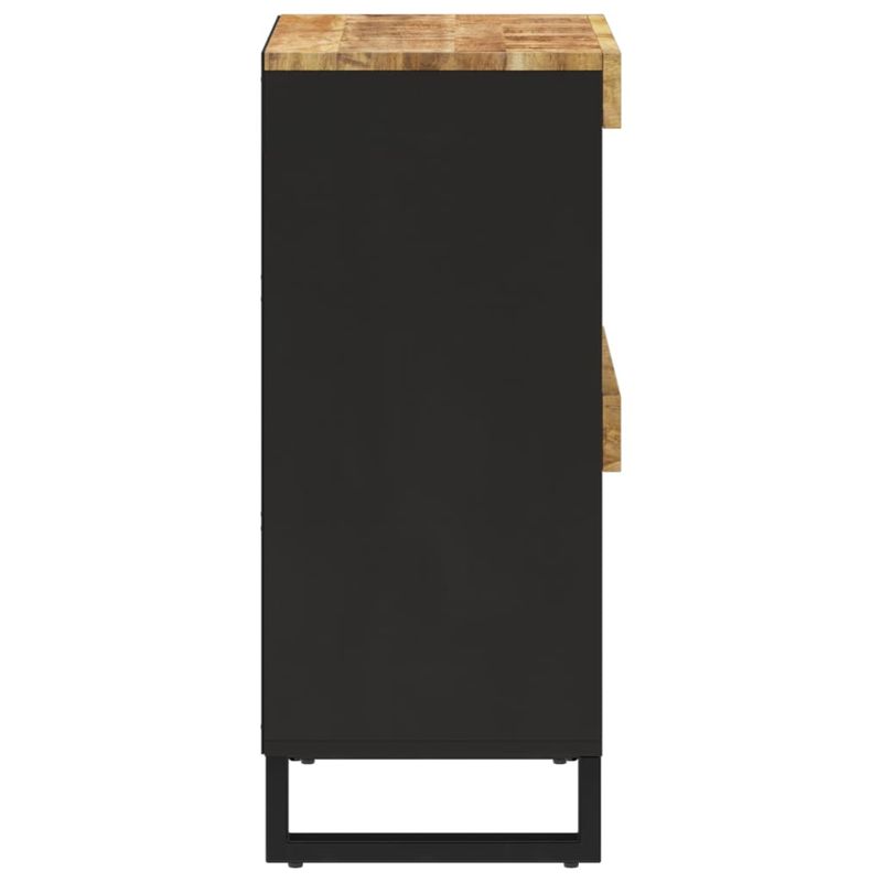 Casa si Gradina - Mobilier - Comode si corpuri - Noptiere - Dulap lateral, 85x33x75 cm, lemn masiv de mango, maro deschis - Infinity.ro