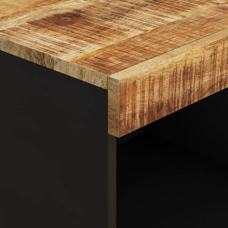 Casa si Gradina - Mobilier - Comode si corpuri - Noptiere - Dulap lateral, 85x33x75 cm, lemn masiv de mango, maro deschis - Infinity.ro