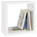 Casa si Gradina - Mobilier - Biblioteci si rafturi - Rafturi - Rafturi de perete cub, 6 buc., alb, 30x15x30 cm - Infinity.ro