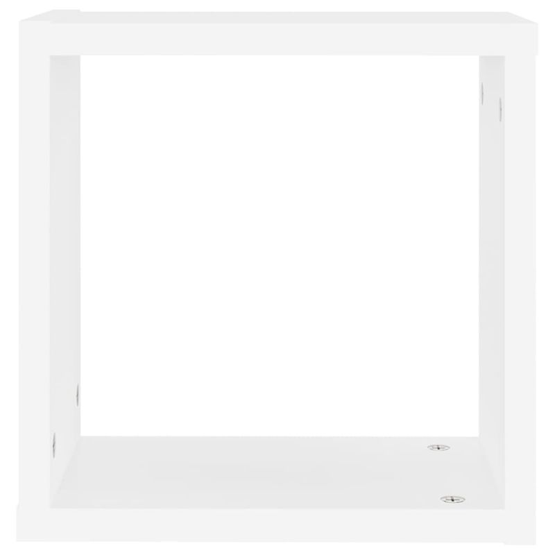 Casa si Gradina - Mobilier - Biblioteci si rafturi - Rafturi - Rafturi de perete cub, 6 buc., alb, 30x15x30 cm - Infinity.ro