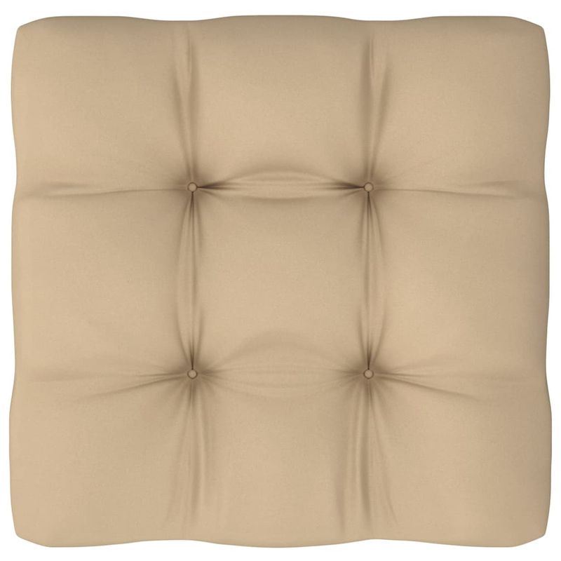 Casa si Gradina - Gradina si terasa - Mobilier exterior - Canapele si fotolii gradina - Otoman de gradina din paleti, gri, lemn de pin impregnat - Infinity.ro