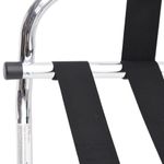 Sport si Outdoor - Articole de voiaj - Accesorii articole de voiaj - Suport pentru bagaje cu spatar, argintiu, 56x39x52 cm - Infinity.ro