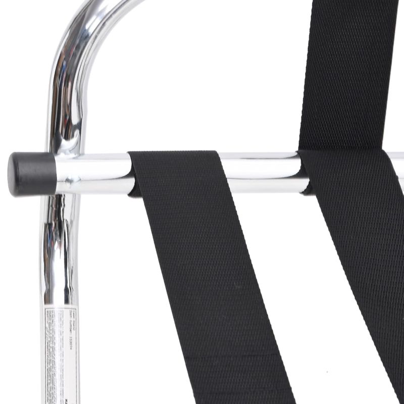 Sport si Outdoor - Articole de voiaj - Accesorii articole de voiaj - Suport pentru bagaje cu spatar, argintiu, 56x39x52 cm - Infinity.ro