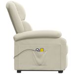 Ingrijire personala si Cosmetice - Sanatate si wellness - Articole wellness - Fotolii de masaj - Fotoliu de masaj cu ridicare, crem, catifea - Infinity.ro