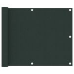 Casa si Gradina - Gradina si terasa - Umbrele si pavilioane - Umbrele - Prelata balcon, verde inchis, 75x300 cm, tesatura oxford - Infinity.ro