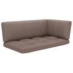 Casa si Gradina - Gradina si terasa - Mobilier exterior - Canapele si fotolii gradina - Canapea din paleti cu 2 locuri, cu perne, gri, lemn pin tratat - Infinity.ro