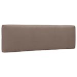 Casa si Gradina - Gradina si terasa - Mobilier exterior - Canapele si fotolii gradina - Canapea din paleti cu 2 locuri, cu perne, gri, lemn pin tratat - Infinity.ro