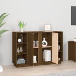 Casa si Gradina - Mobilier - Comode si corpuri - Comode - Servanta, maro miere, 120x35x80 cm, lemn masiv de pin - Infinity.ro