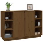 Casa si Gradina - Mobilier - Comode si corpuri - Comode - Servanta, maro miere, 120x35x80 cm, lemn masiv de pin - Infinity.ro