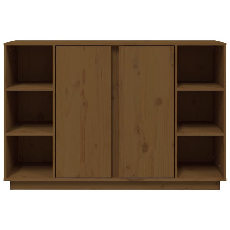 Casa si Gradina - Mobilier - Comode si corpuri - Comode - Servanta, maro miere, 120x35x80 cm, lemn masiv de pin - Infinity.ro
