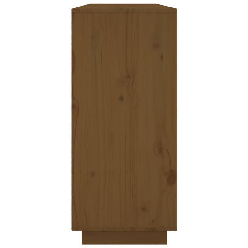Casa si Gradina - Mobilier - Comode si corpuri - Comode - Servanta, maro miere, 120x35x80 cm, lemn masiv de pin - Infinity.ro