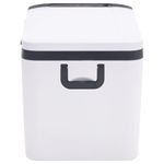 Sport si Outdoor - Camping - Bucatarie de camping - Cutii si genti frigorifice - Lada frigorifica cu maner, alb-negru, 25 L PP si PE - Infinity.ro