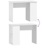 Casa si Gradina - Mobilier - Mese si birouri - Birouri - Birou, alb, 100x55x75 cm, lemn prelucrat - Infinity.ro