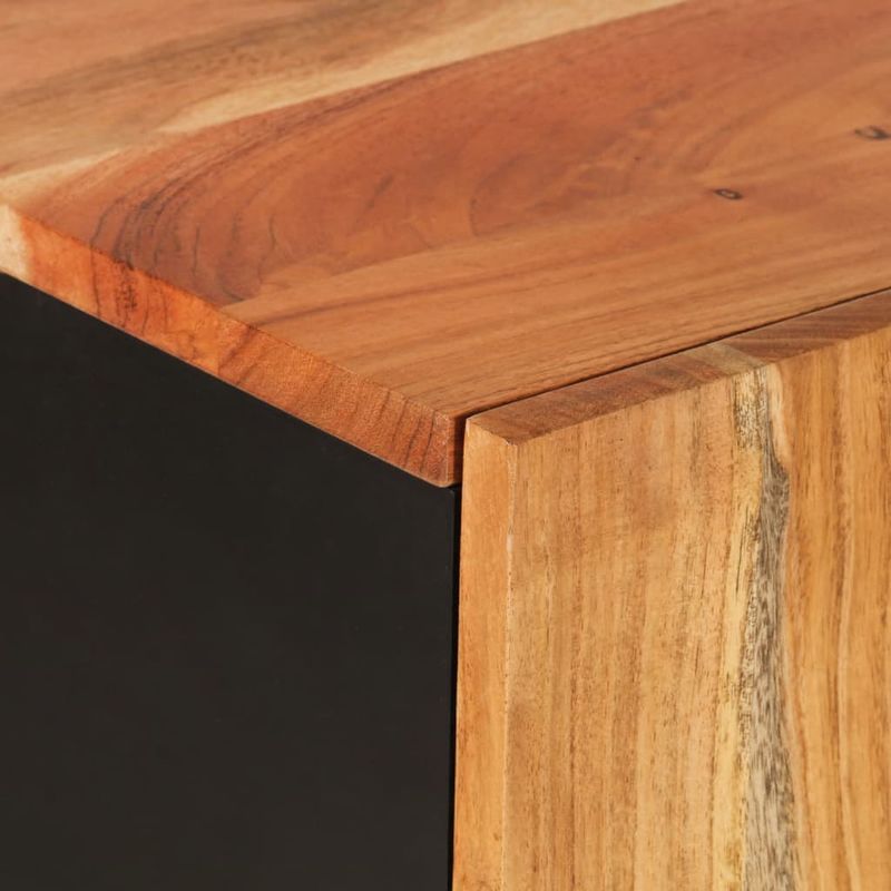 Casa si Gradina - Mobilier - Comode si corpuri - Comode - Servanta cu 2 usi, 90x33x75 cm, lemn masiv de acacia - Infinity.ro