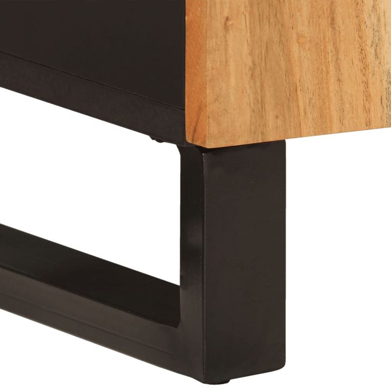 Casa si Gradina - Mobilier - Comode si corpuri - Comode - Servanta cu 2 usi, 90x33x75 cm, lemn masiv de acacia - Infinity.ro
