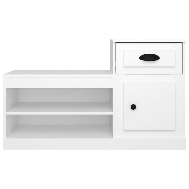 Casa si Gradina - Mobilier - Organizare si depozitare - Organizator incaltaminte - Pantofar, alb, 102x36x60 cm, lemn compozit - Infinity.ro