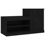 Casa si Gradina - Mobilier - Organizare si depozitare - Organizator incaltaminte - Pantofar, negru, 100x42x60 cm, lemn prelucrat - Infinity.ro