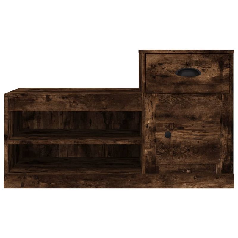 Casa si Gradina - Mobilier - Organizare si depozitare - Organizator incaltaminte - Pantofar, stejar fumuriu, 100x42x60 cm, lemn prelucrat - Infinity.ro