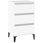 Casa si Gradina - Mobilier - Comode si corpuri - Noptiere - Noptiera, alb, 40x35x70 cm, lemn prelucrat - Infinity.ro