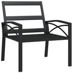 Casa si Gradina - Gradina si terasa - Mobilier exterior - Canapele si fotolii gradina - Scaun de gradina cu perne, 2 buc., 68x76x79 cm, otel, nisipiu - Infinity.ro