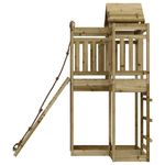 Jucarii, Copii si Bebe - Jucarii si jocuri - Jucarii de exterior - Spatii de joaca si accesorii - Casuta de joaca cu perete de catarat, lemn de pin impregnat - Infinity.ro