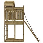 Jucarii, Copii si Bebe - Jucarii si jocuri - Jucarii de exterior - Spatii de joaca si accesorii - Casuta de joaca cu perete de catarat, lemn de pin impregnat - Infinity.ro