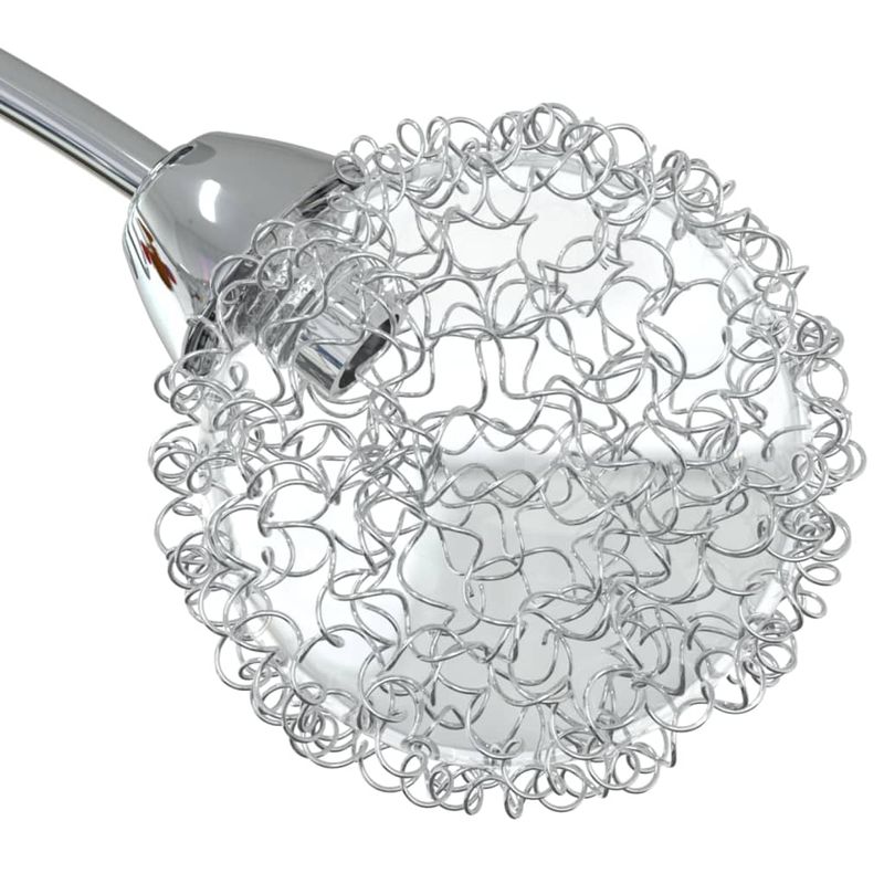 Casa si Gradina - Corpuri si surse de iluminat - Veioze si lampi - Lampadare - Plafoniera cu abajururi cu plasa sarma pentru 4 becuri LED G9 - Infinity.ro