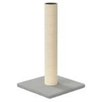 Petshop - Accesorii petshop - Jucarii animale - Ansambluri de joaca - Stalp de zgariere pentru pisici, gri deschis, 22x22x45 cm - Infinity.ro