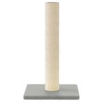 Petshop - Accesorii petshop - Jucarii animale - Ansambluri de joaca - Stalp de zgariere pentru pisici, gri deschis, 22x22x45 cm - Infinity.ro