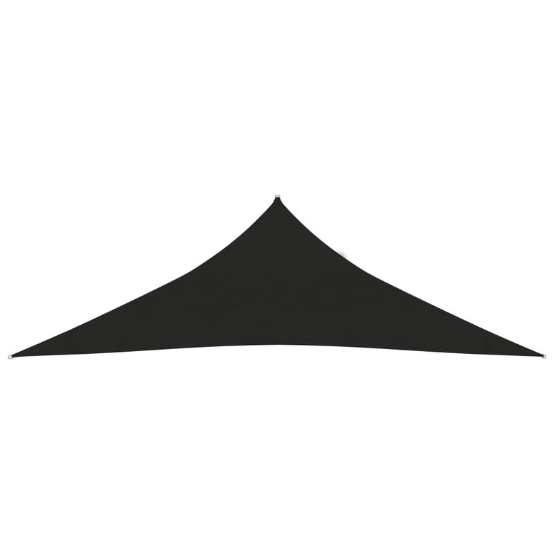 Casa si Gradina - Gradina si terasa - Umbrele si pavilioane - Umbrele - Panza parasolar din HDPE triunghiulara , negru, 3 x 3 x 4,2 m, HDPE, 160 g/m² - Infinity.ro