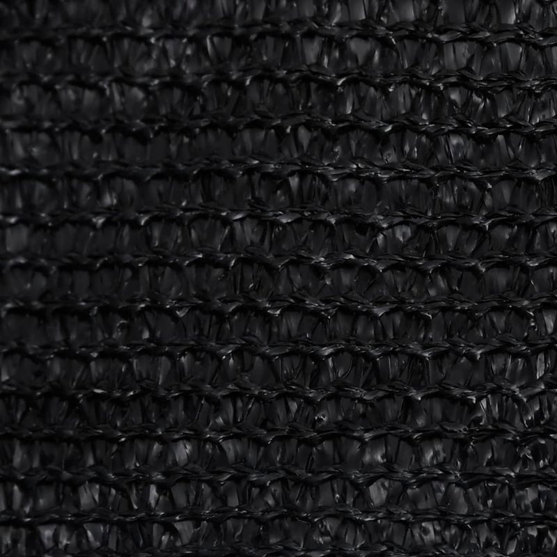 Casa si Gradina - Gradina si terasa - Umbrele si pavilioane - Umbrele - Panza parasolar din HDPE triunghiulara , negru, 3 x 3 x 4,2 m, HDPE, 160 g/m² - Infinity.ro