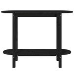 Casa si Gradina - Mobilier - Mese si birouri - Masute de cafea - Masa consola, negru, 110x40x80 cm, lemn masiv de pin - Infinity.ro
