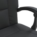 Casa si Gradina - Mobilier - Scaune si fotolii - Scaune - Scaun de birou rabatabil, negru, piele ecologica - Infinity.ro