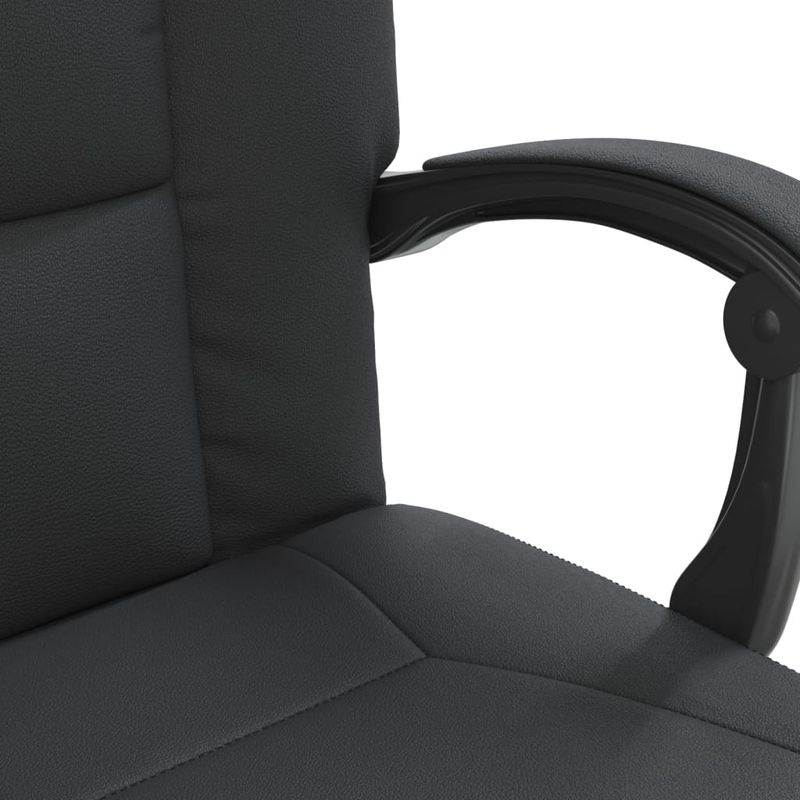 Casa si Gradina - Mobilier - Scaune si fotolii - Scaune - Scaun de birou rabatabil, negru, piele ecologica - Infinity.ro