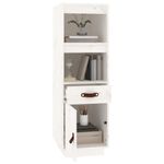Casa si Gradina - Mobilier - Comode si corpuri - Corpuri bucatarie - Dulap inalt, alb, 34x40x108,5 cm, lemn masiv de pin - Infinity.ro