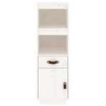 Casa si Gradina - Mobilier - Comode si corpuri - Corpuri bucatarie - Dulap inalt, alb, 34x40x108,5 cm, lemn masiv de pin - Infinity.ro