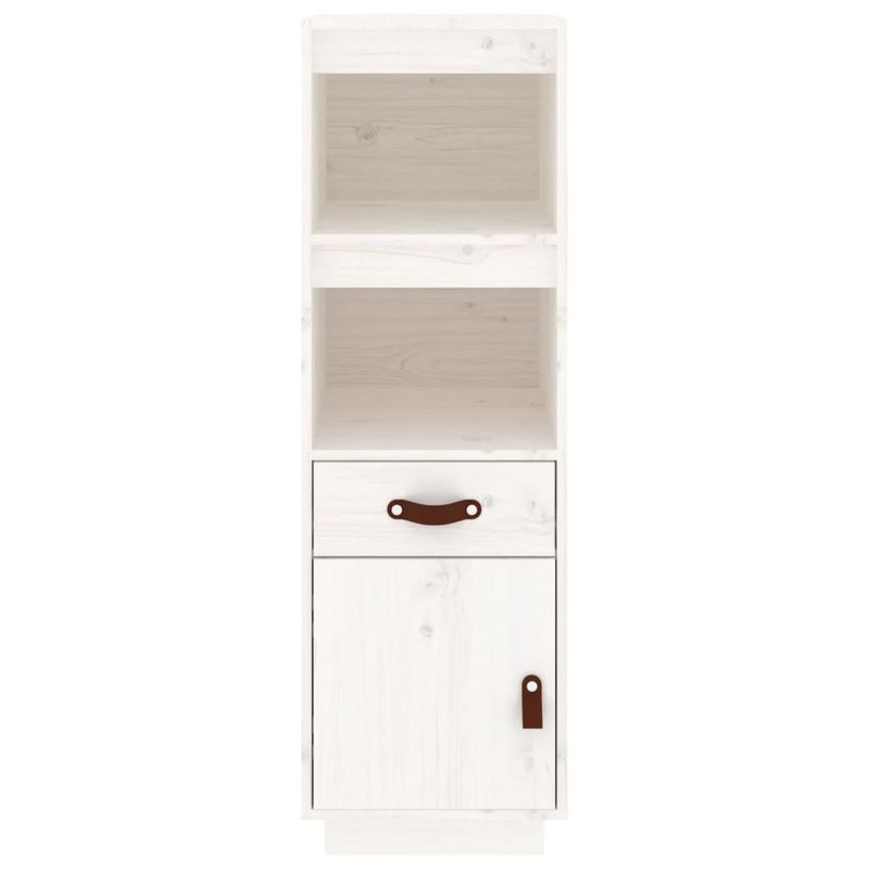 Casa si Gradina - Mobilier - Comode si corpuri - Corpuri bucatarie - Dulap inalt, alb, 34x40x108,5 cm, lemn masiv de pin - Infinity.ro
