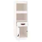 Casa si Gradina - Mobilier - Comode si corpuri - Corpuri bucatarie - Dulap inalt, alb, 34x40x108,5 cm, lemn masiv de pin - Infinity.ro