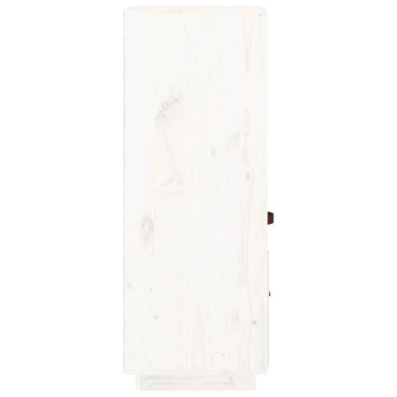 Casa si Gradina - Mobilier - Comode si corpuri - Corpuri bucatarie - Dulap inalt, alb, 34x40x108,5 cm, lemn masiv de pin - Infinity.ro