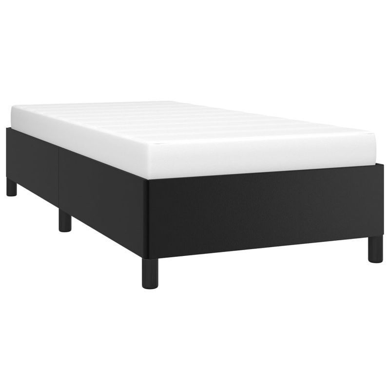 Casa si Gradina - Mobilier - Paturi si accesorii - Paturi - Cadru de pat, negru, 80x200 cm, piele ecologica - Infinity.ro